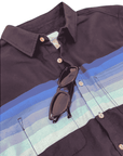Men’s High Water Shirt - Horizon Stripe, Deep Water