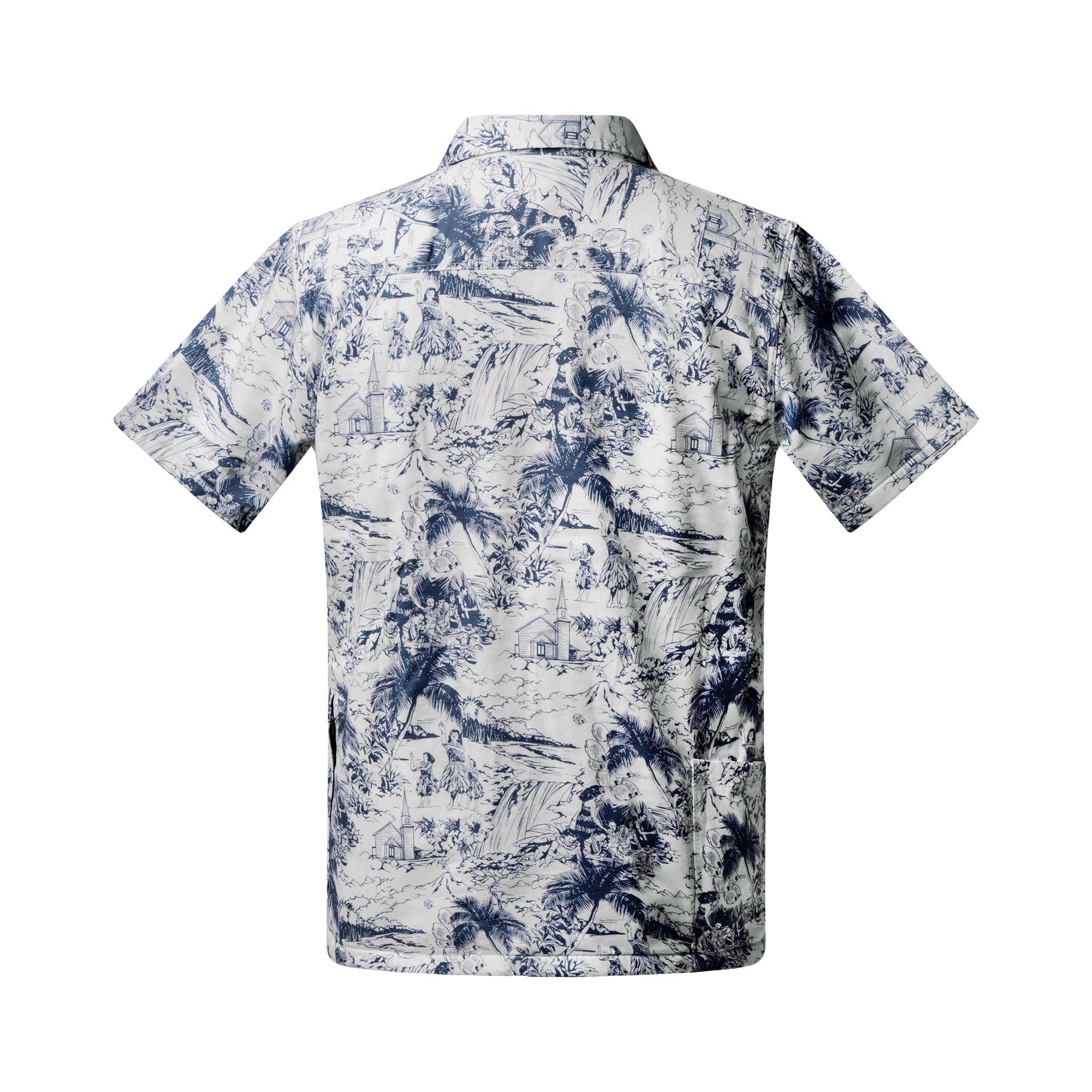 Men’s Stretch High Water Shirt - Island Time, White Sand