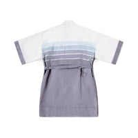 Men's El Garibaldi Robe - Indigo Stripe, Blue Water