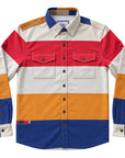 Men’s High Sierra Shirt - Gonzo Stripe, American Dream
