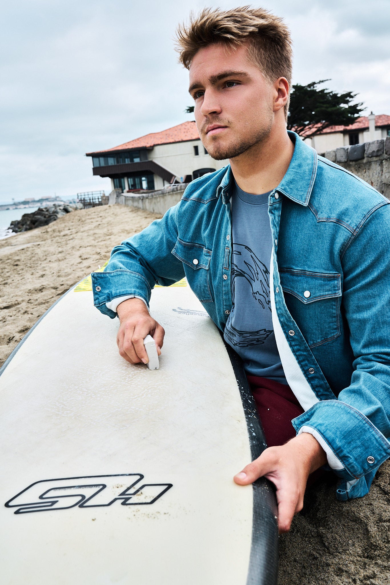Men’s Western High Sierra Shirt - Washed Light