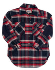 Women’s Shacket - Navy/Red/White Plaid