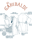 Men’s El Garibaldi Robe (Long) - Hot Rum