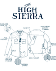 Men’s Western High Sierra Shirt - Washed Light