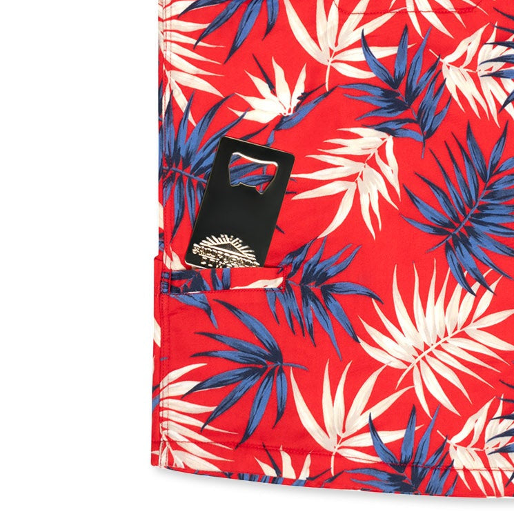 Men’s Stretch High Water Shirt - Bird of Paradise, Americana
