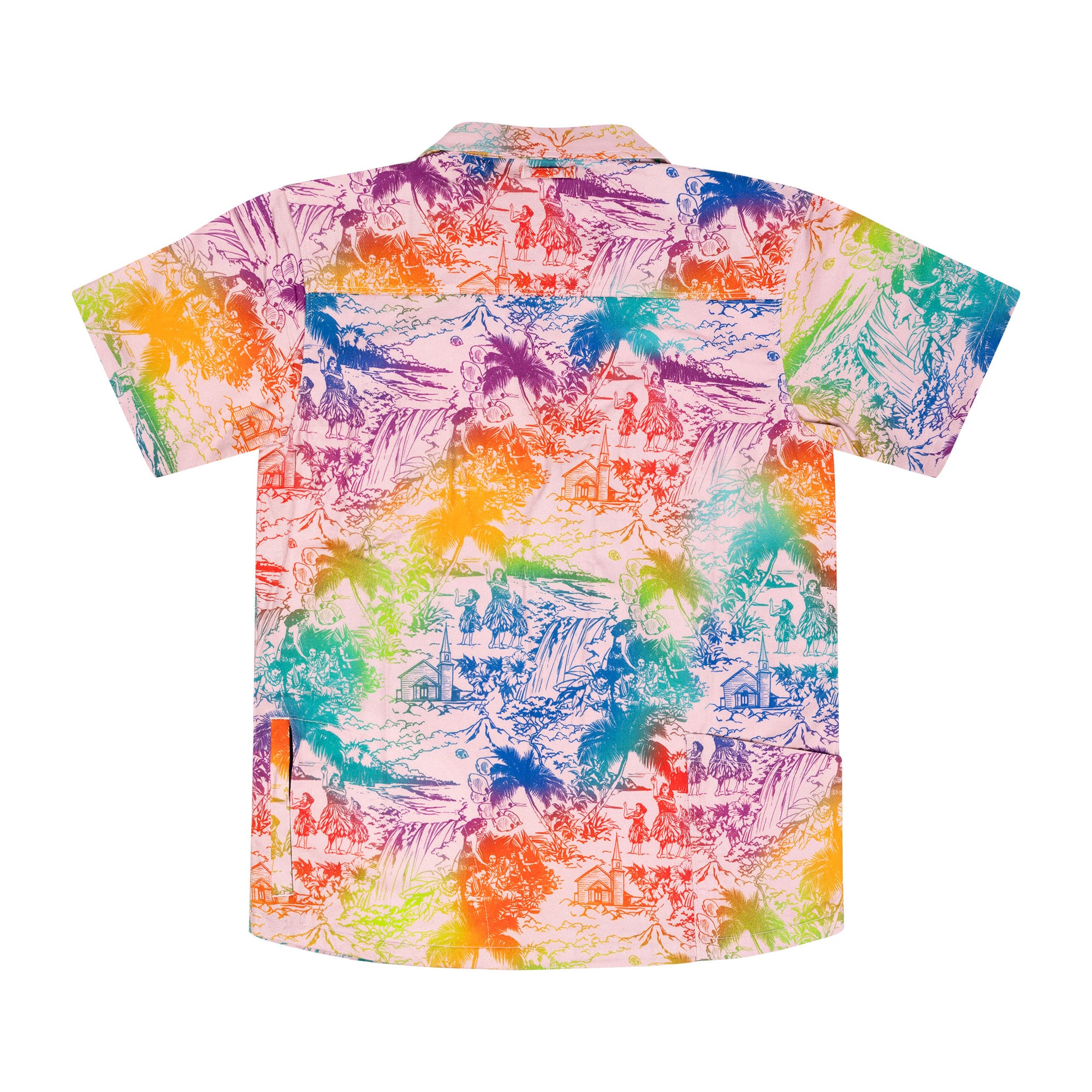 Men’s Stretch Tropic High Water Shirt - Island Time, Pride