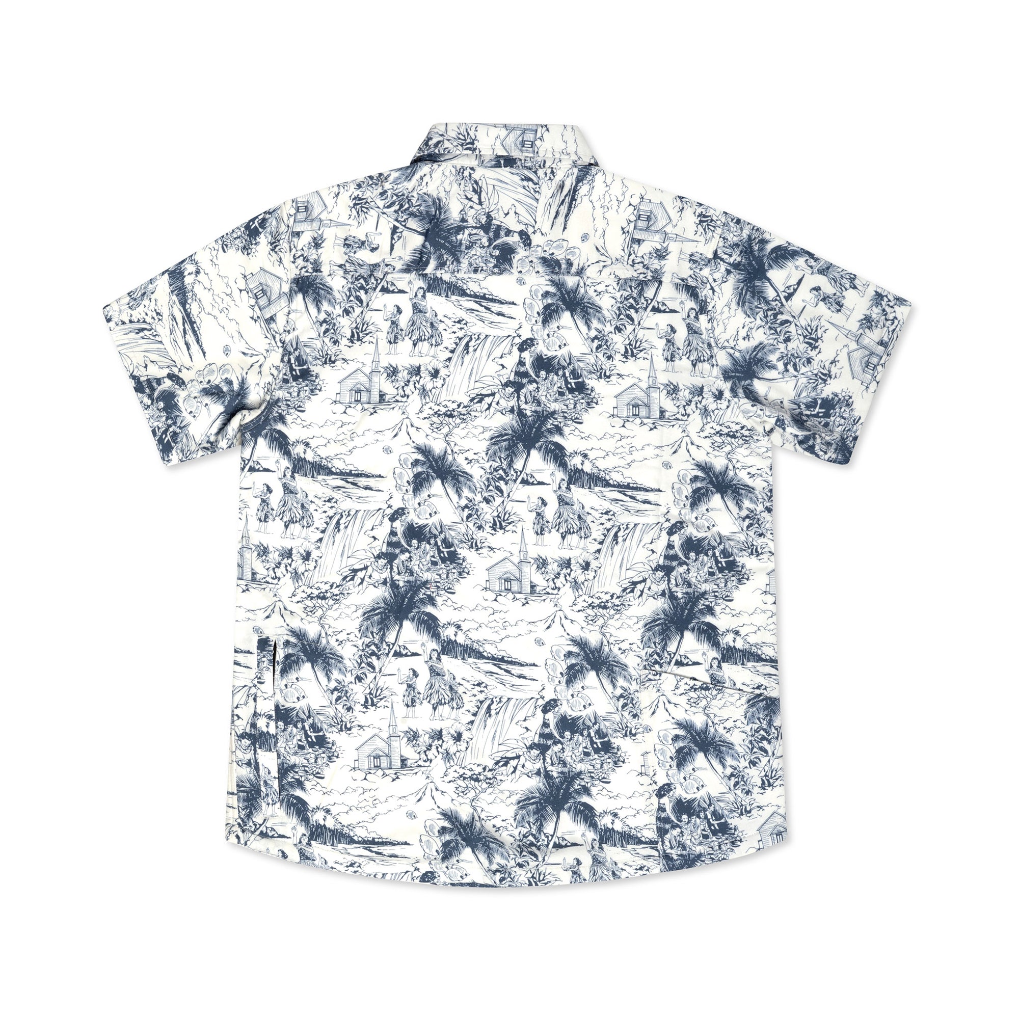Men’s Stretch High Water Shirt - Island Time, White Sand