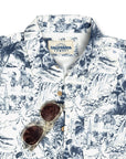 Men’s Stretch High Water Shirt - Island Time, White Sand