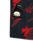 Men’s Stretch Tropic High Water Shirt - Vintage Floral, Washed Navy
