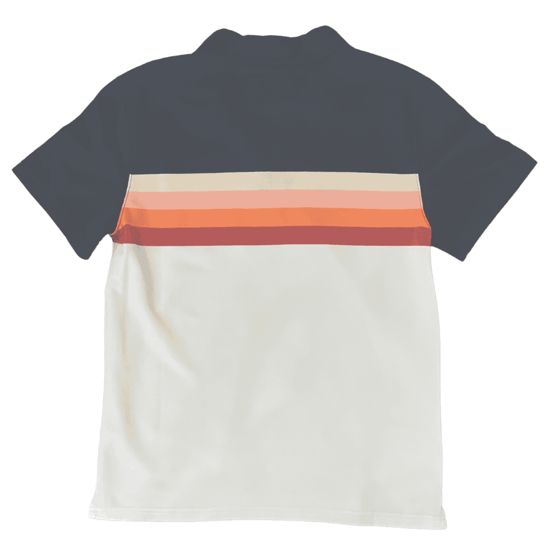 Men’s Polo -  Surfstripe, Sunset