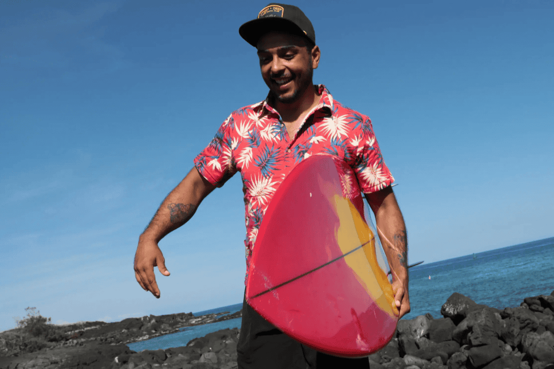 Men’s Stretch High Water Shirt - Bird of Paradise, Americana