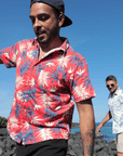Men’s Stretch High Water Shirt - Bird of Paradise, Americana