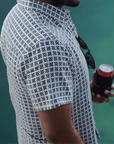 Men’s Stretch High Water Shirt - Breeze Block, White Sand