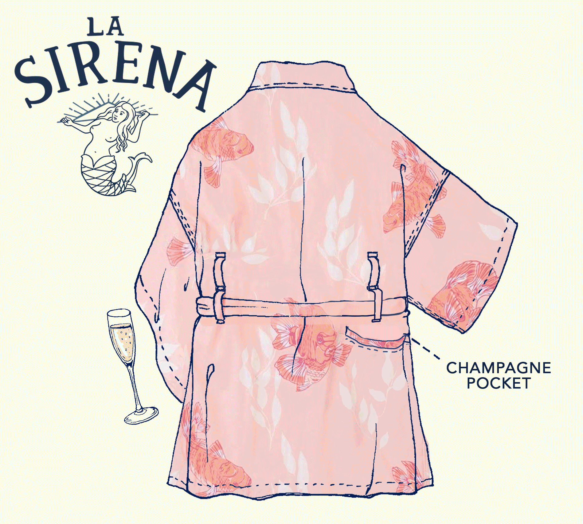 Women’s La Sirena Robe - Morro Bay