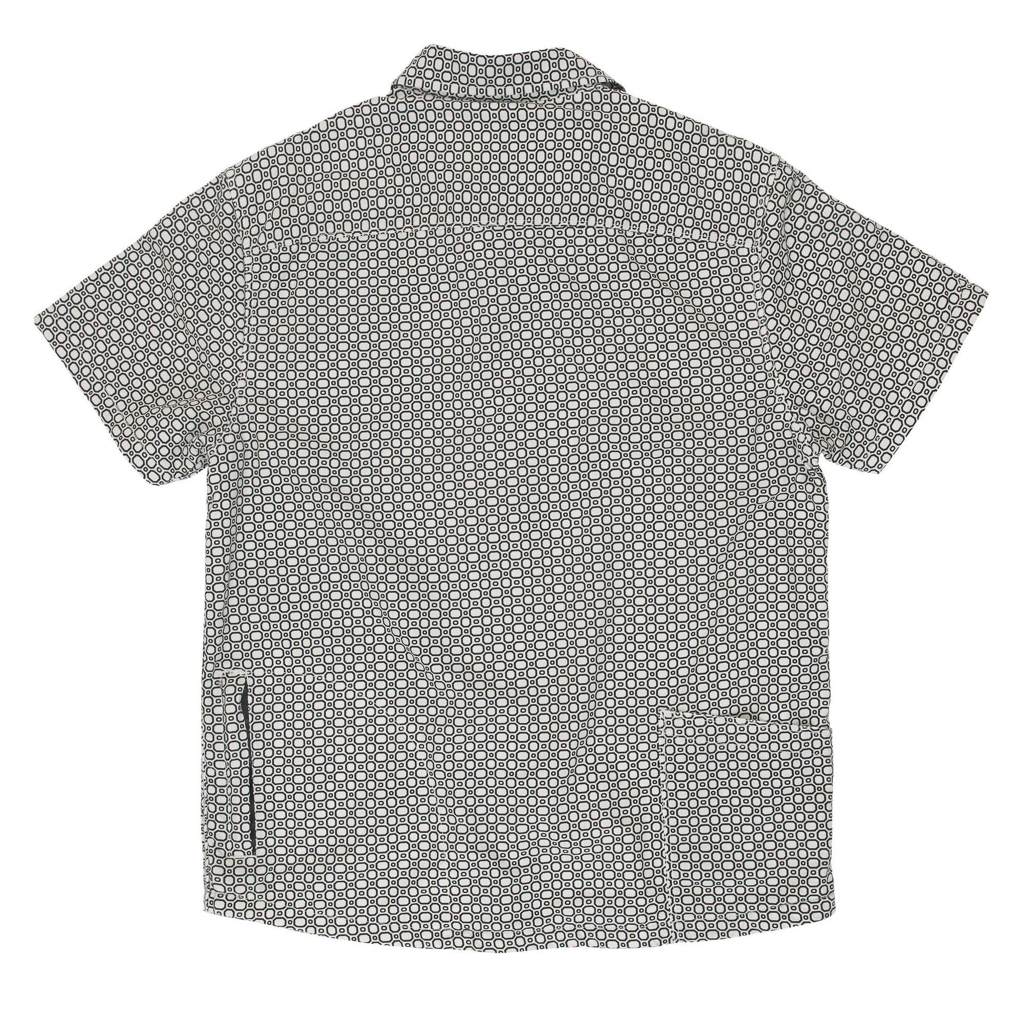 Men’s High Water Shirt - Cozumel Geo, White Sand