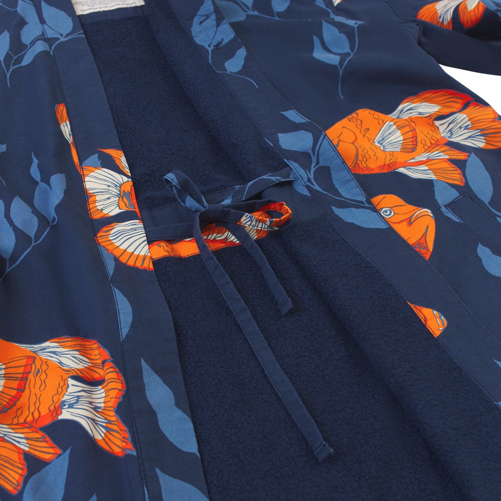 La Sirena - Garibaldi Fish - Navy - String Tie - California Cowboy