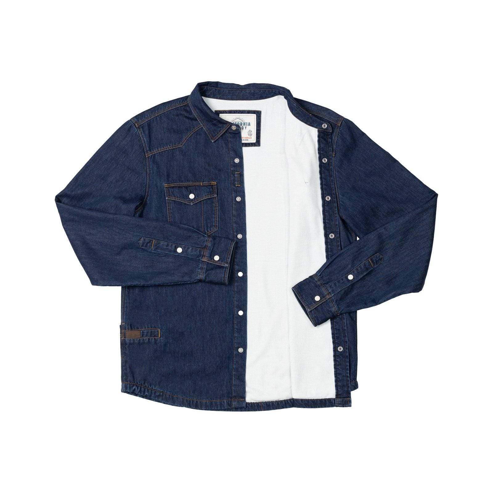 Men’s Western High Sierra Shirt - Sea Ranch Indigo HSMF