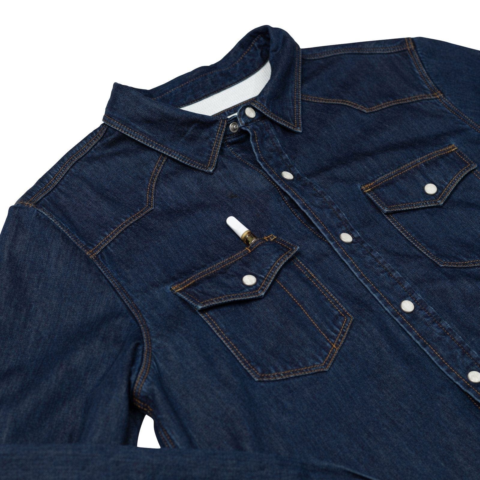 Men’s Western High Sierra Shirt - Sea Ranch Indigo HSMF