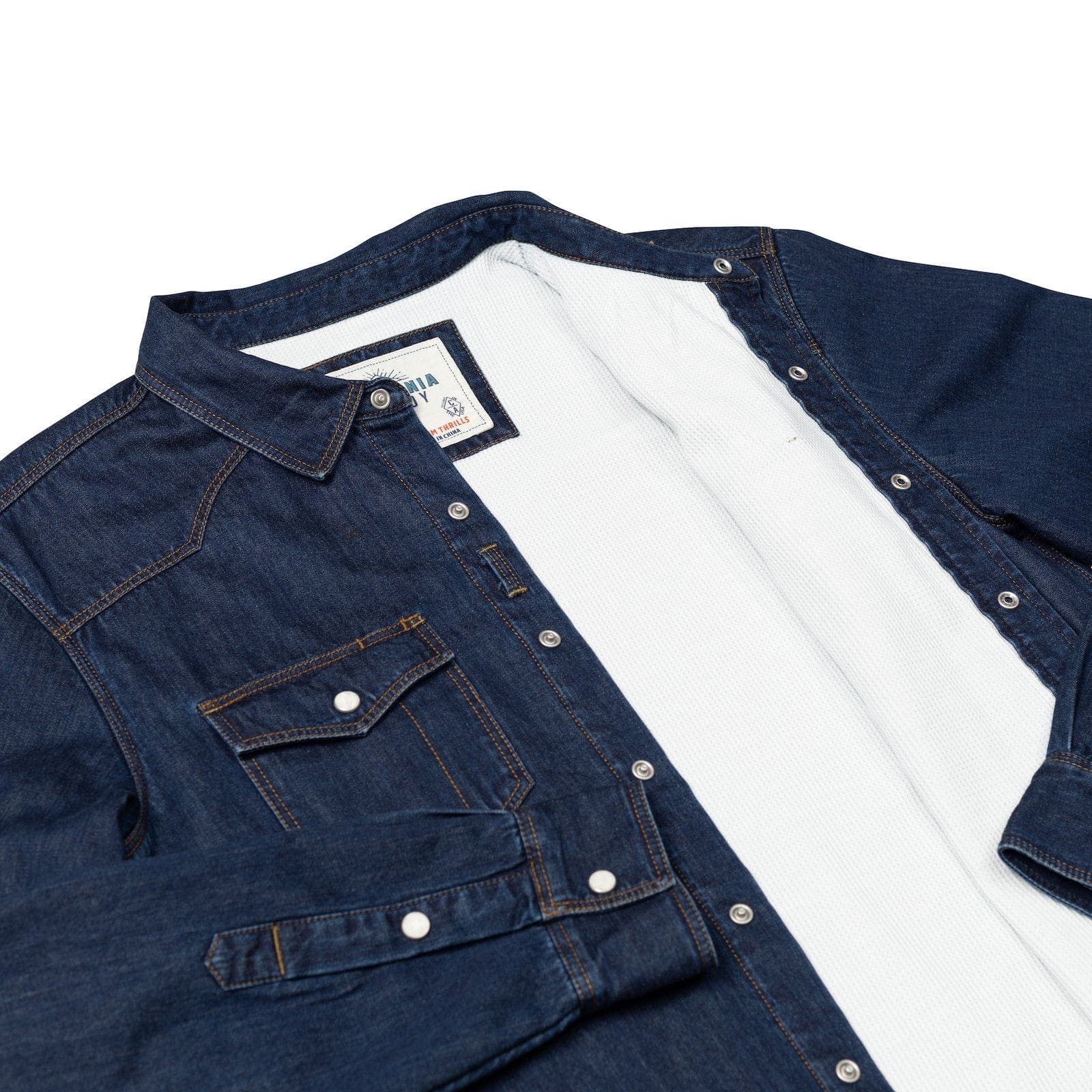 Men’s Western High Sierra Shirt - Sea Ranch Indigo HSMF