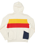 Men's PCH Full Zip Hoodie - Stripe, White Sand