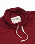Women's Wagyu Fleece Cowl Neck - Burgundy?