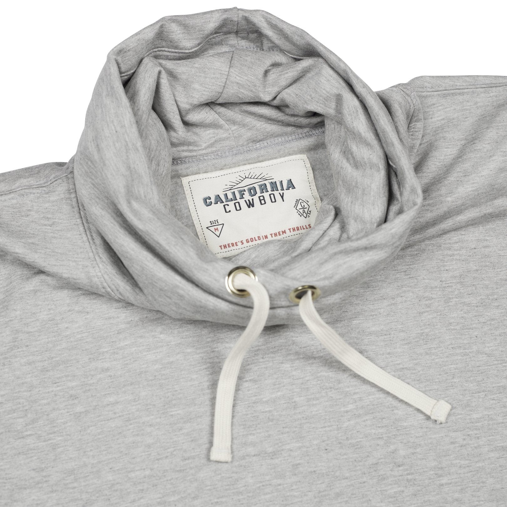 Women's Wagyu Fleece Cowl Neck - Heather Grey