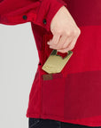 Women’s High Sierra Flannel Shirt With Bottle Opener - Model - Chilly Pepper Check - California Cowboy