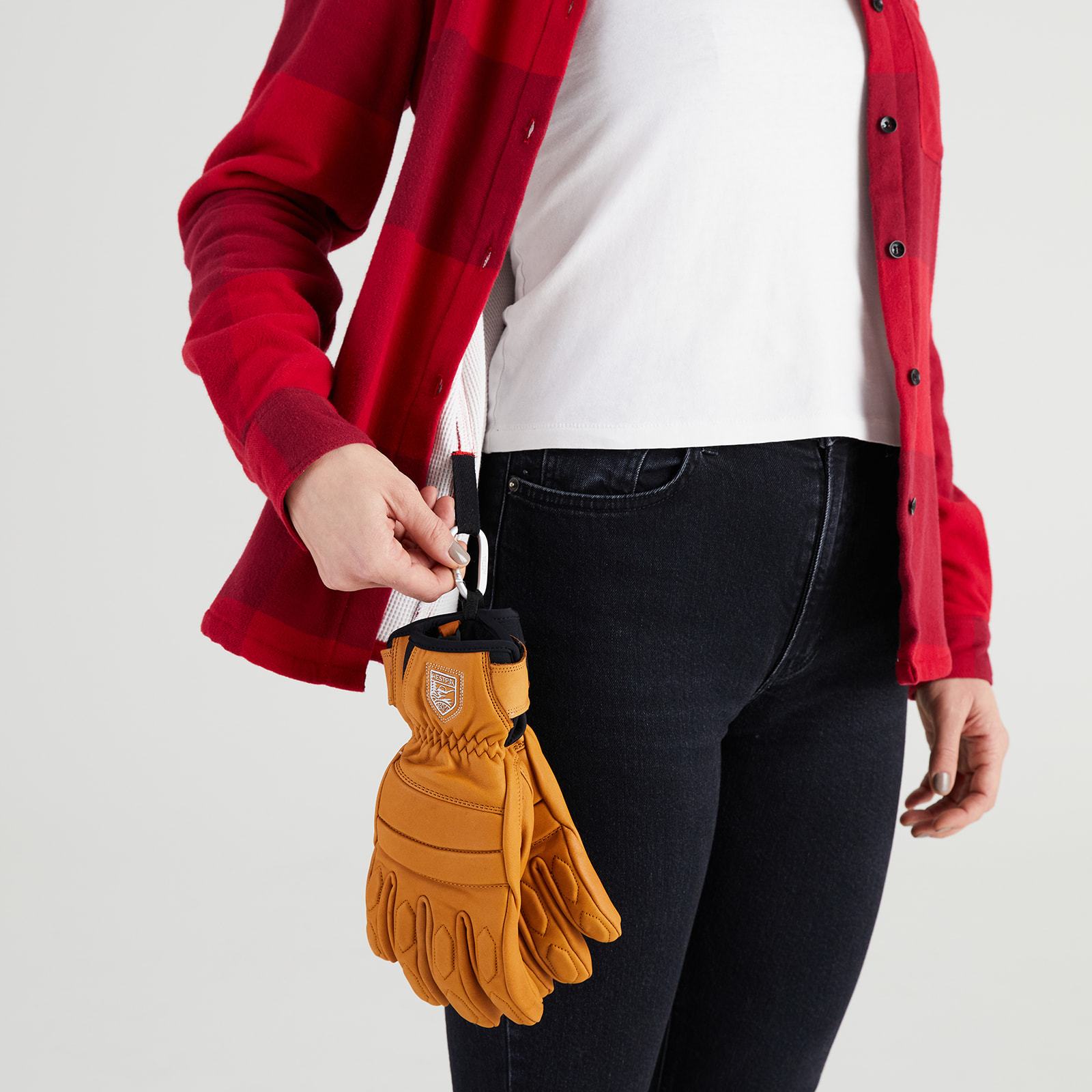 Women’s High Sierra Flannel Shirt With Glove Loop - Model - Chilly Pepper Check - California Cowboy