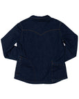Women’s Western High Sierra Shirt - HSMF Sea Ranch Indigo