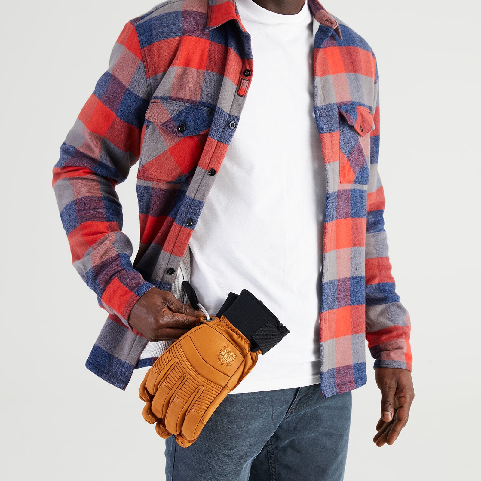 Men’s High Sierra Shirt - Gloves Loop - Campfire Check - California Cowboy