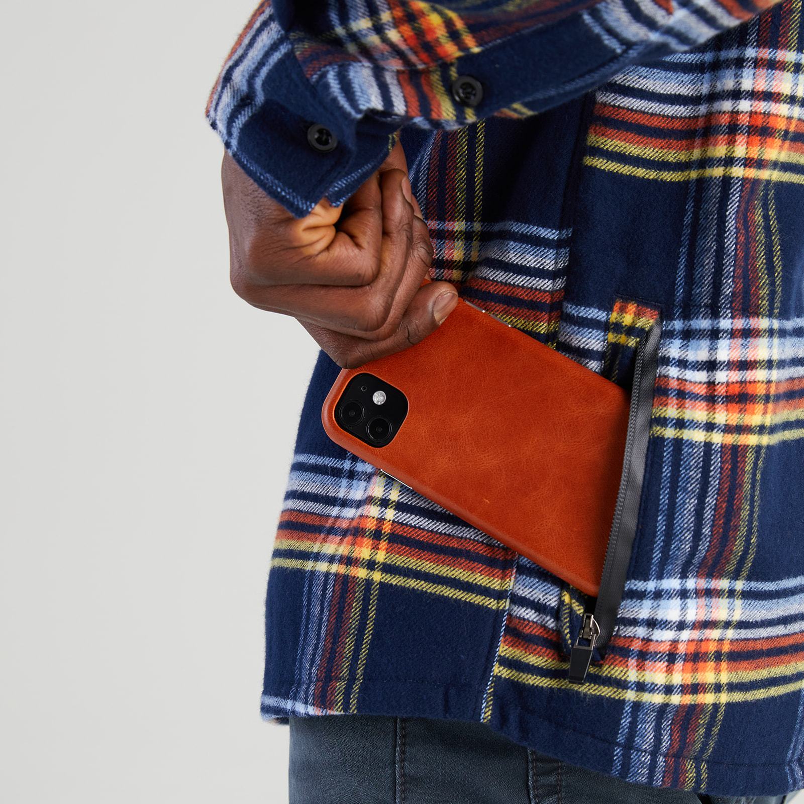 High Sierra Flannel Shirt With Phone Pocket - Daffy Plaid - California Cowboy