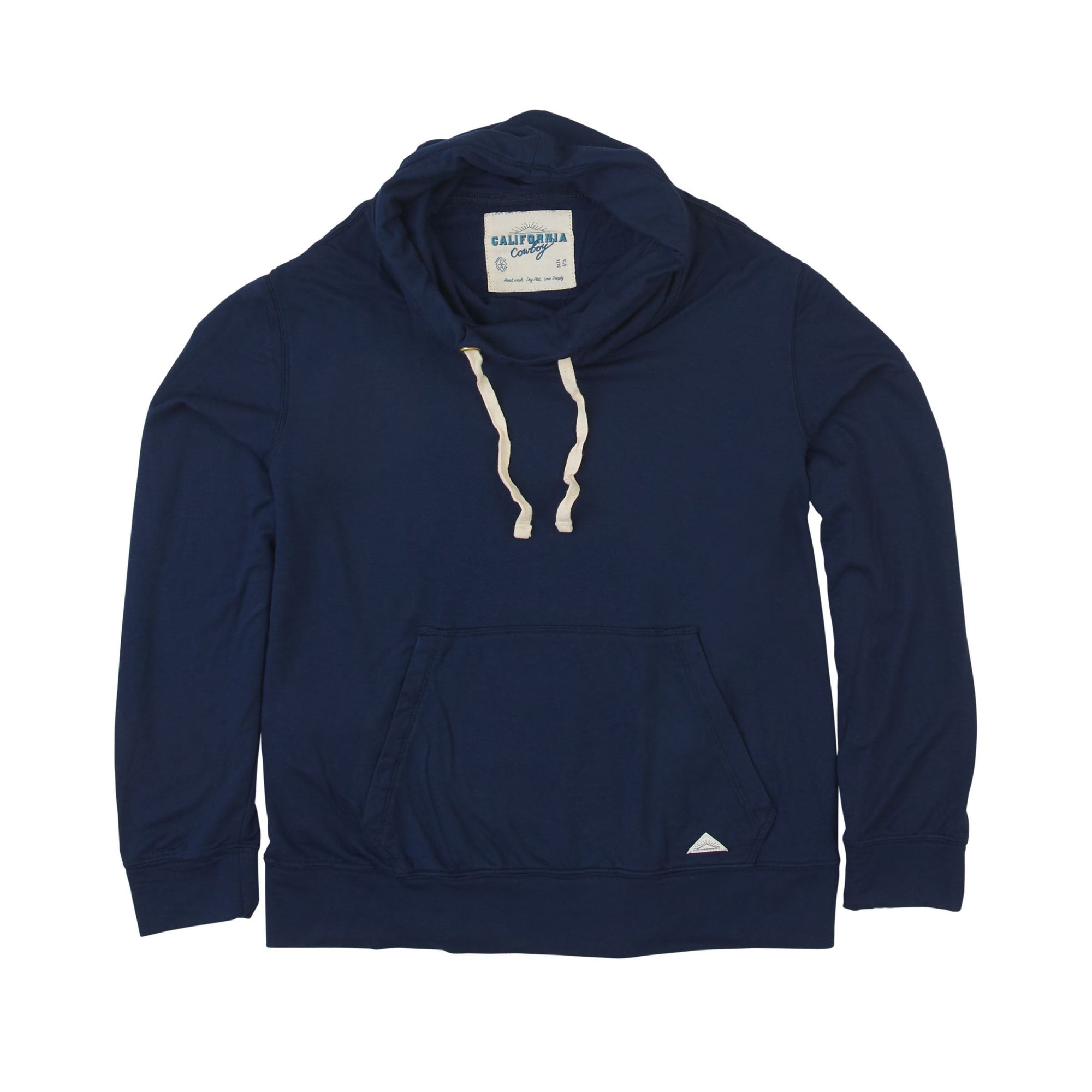 Women's Wagyu Fleece Cowl Neck - Wagyu Farallon Navy