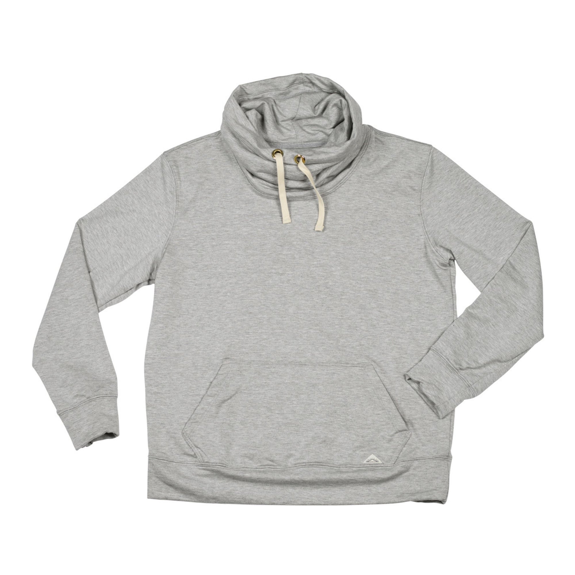 Women's Wagyu Fleece Cowl Neck - Heather Grey