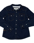Women’s Western High Sierra Shirt - HSMF Sea Ranch Indigo