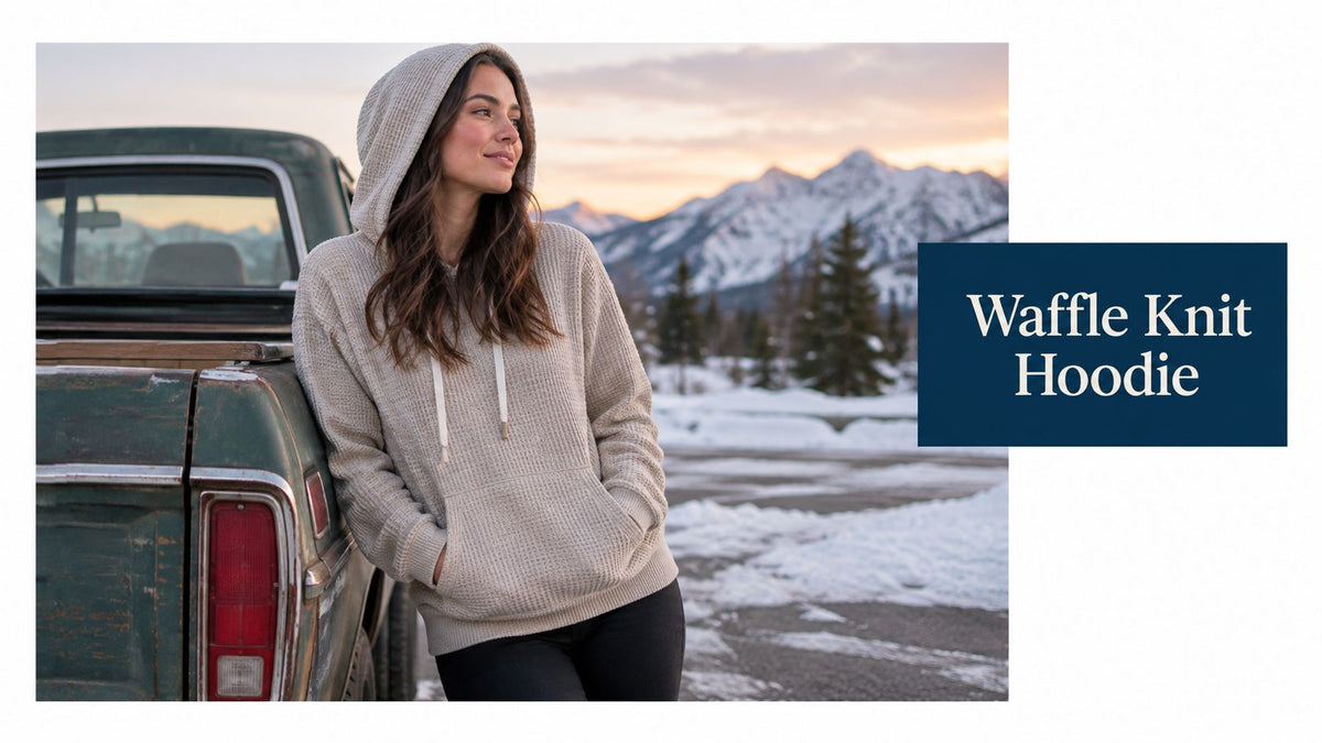 Waffle Knit Hoodie Guide for Après-Ski and Cabin Nights