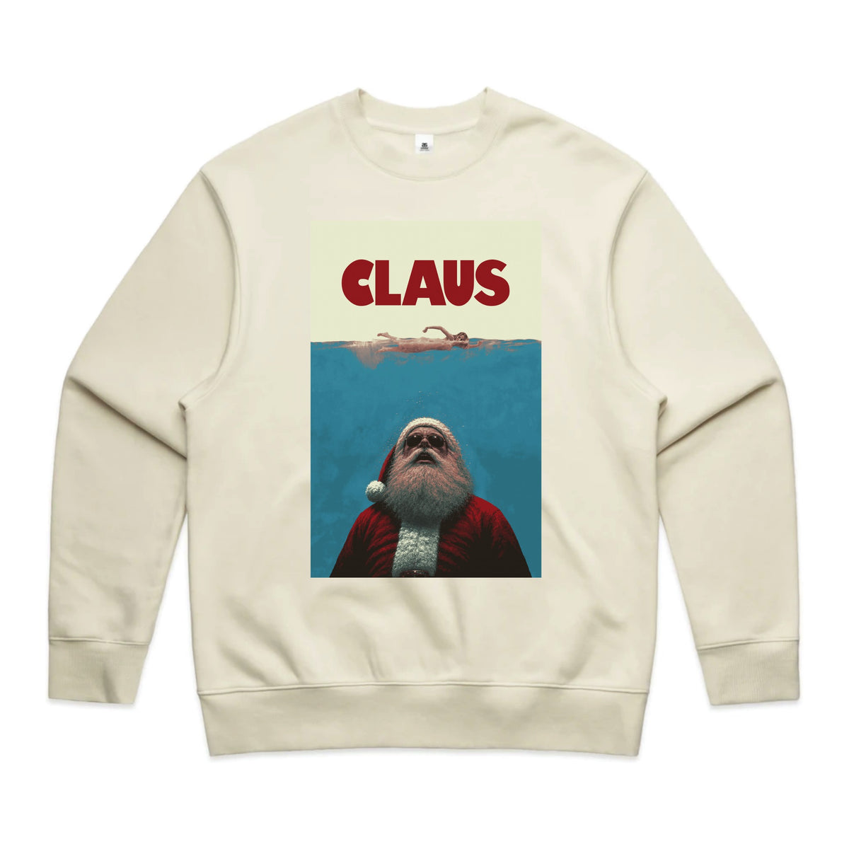 Men's Heavy Cotton Claus Crew - Ecru