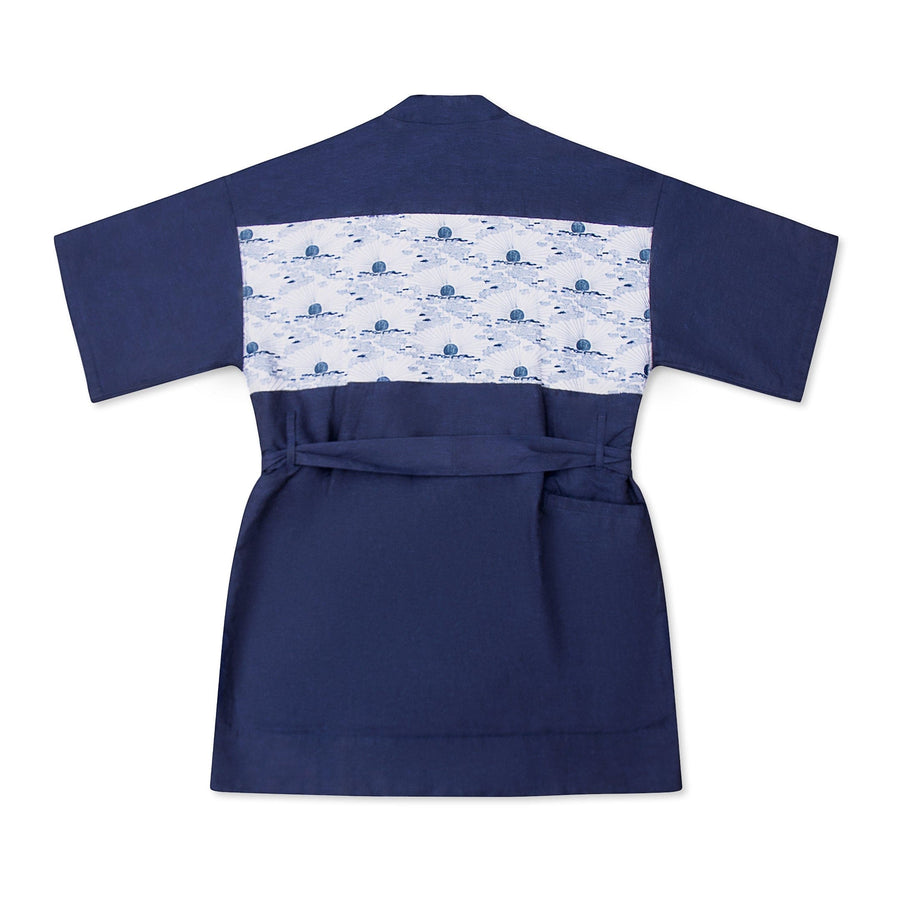 Men's El Garibaldi Robe - Rising Sun, Indigo