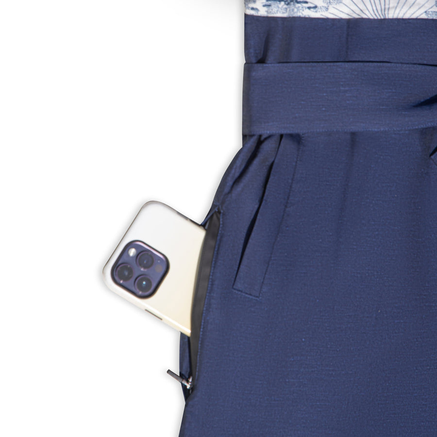 Men's El Garibaldi Robe - Rising Sun, Indigo