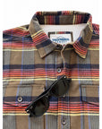 Men’s Stretch High Sierra Shirt - Olive Blanket Stripe