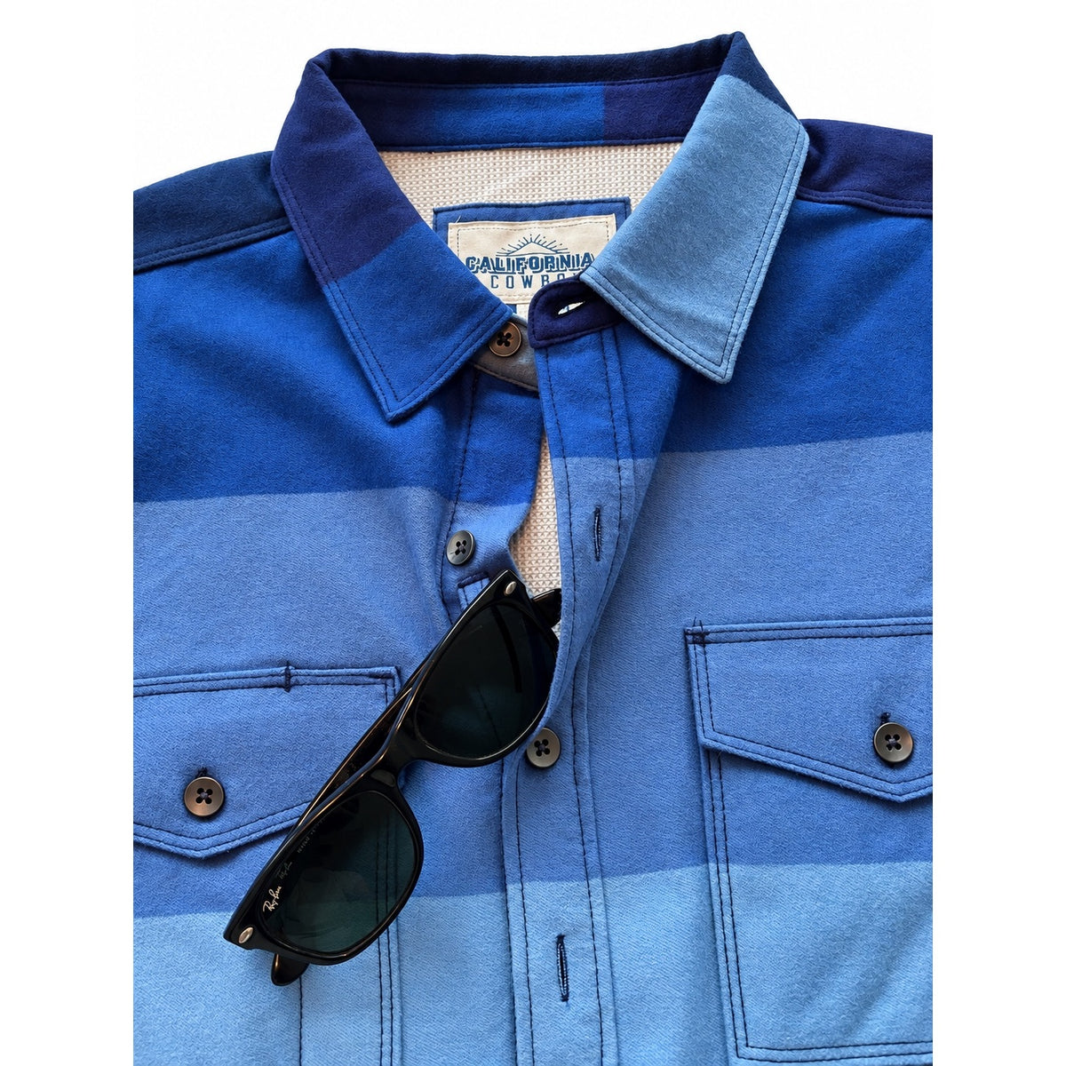 Men’s High Sierra Shirt - Gonzo Stripe, Lake Effect