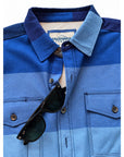Men’s High Sierra Shirt - Gonzo Stripe, Lake Effect