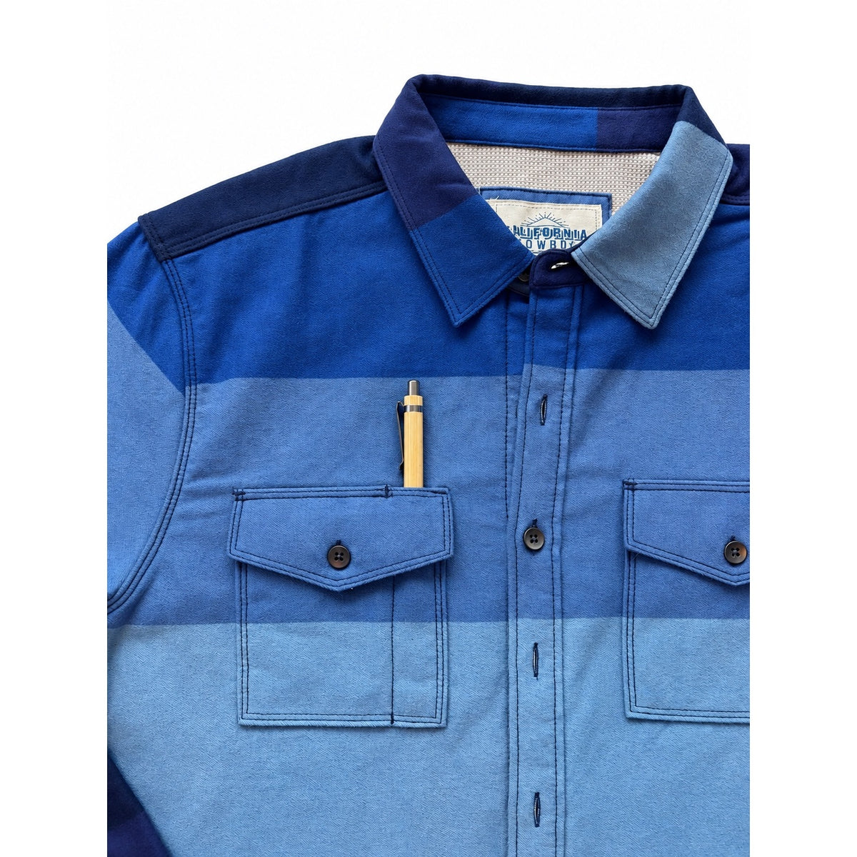 Men’s High Sierra Shirt - Gonzo Stripe, Lake Effect