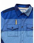 Men’s High Sierra Shirt - Gonzo Stripe, Lake Effect