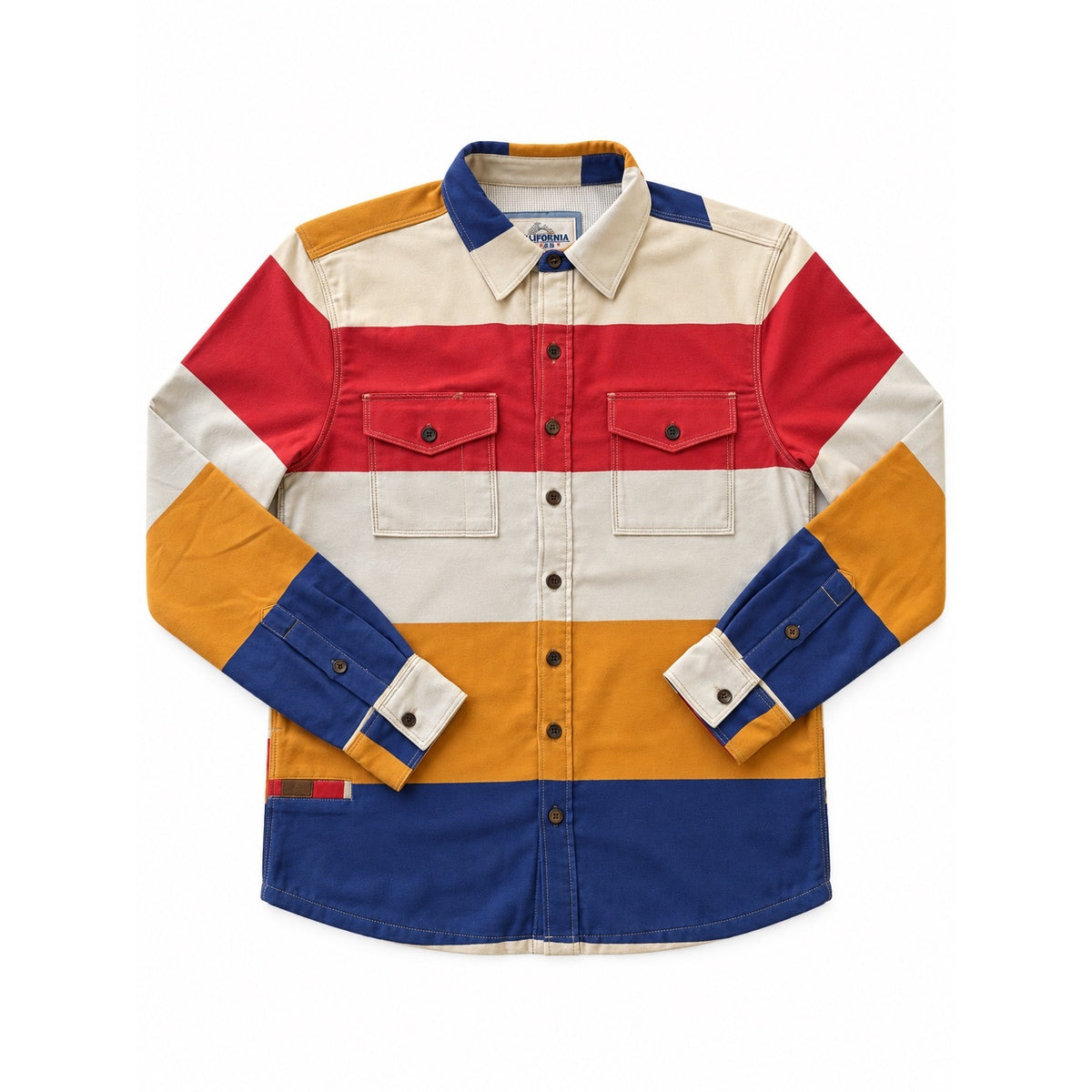 Men’s High Sierra Shirt - Gonzo Stripe, American Dream