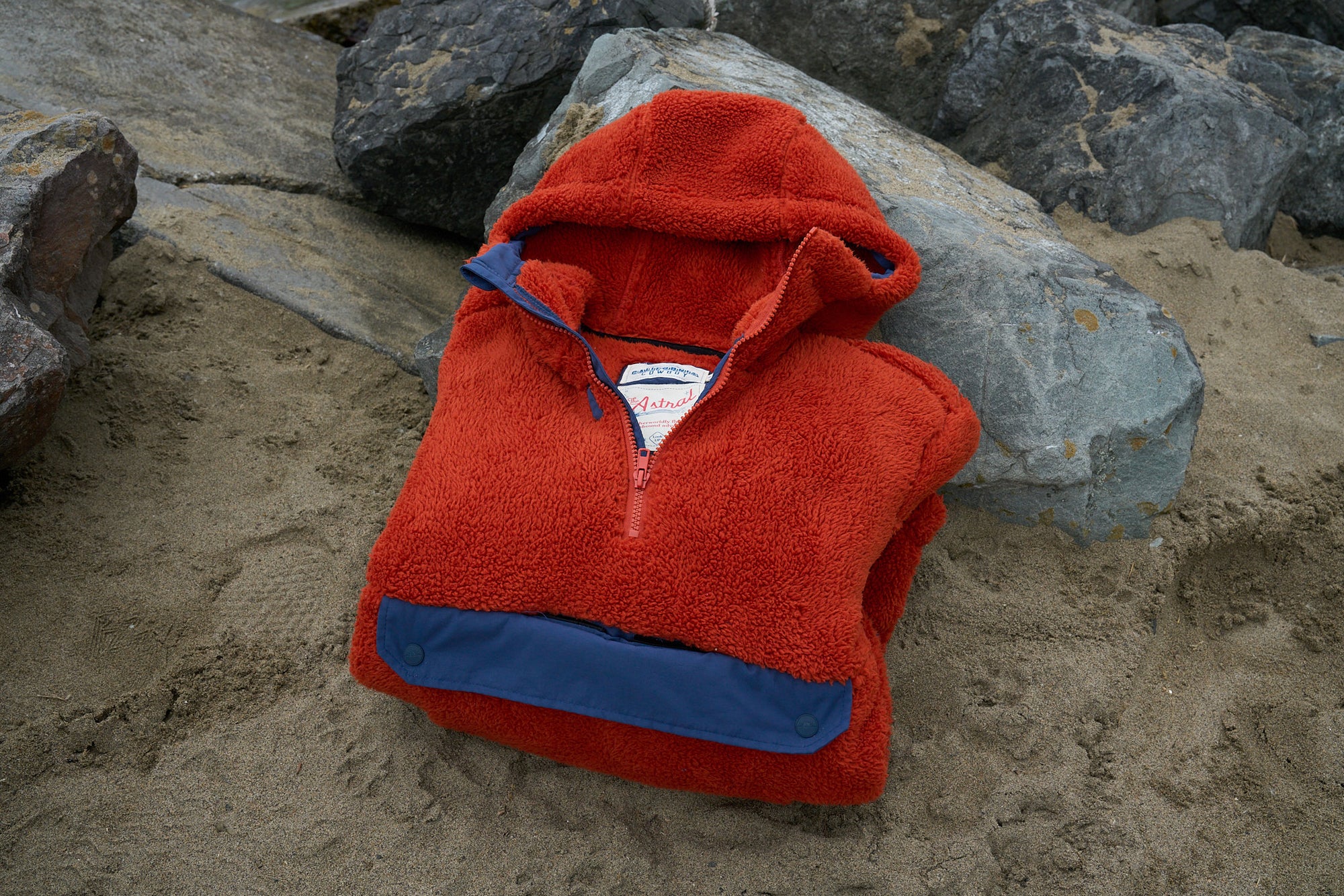 Unisex Astral Half Zip - Burnt Orange