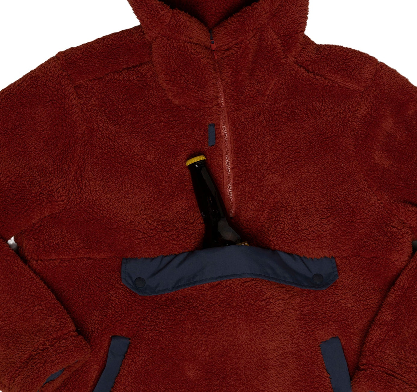 Unisex Astral Half Zip - Burnt Orange