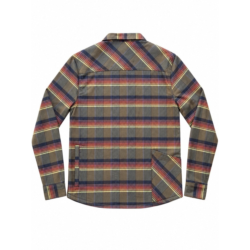 Men’s Stretch High Sierra Shirt - Olive Blanket Stripe