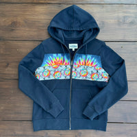 CC x Dig Design 1968 Men's PCH Full Zip Hoodie - Midnight Navy Grateful Dead