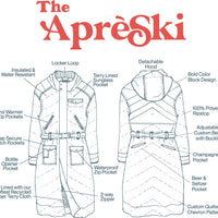 Unisex AprèSki Robe - Après Army