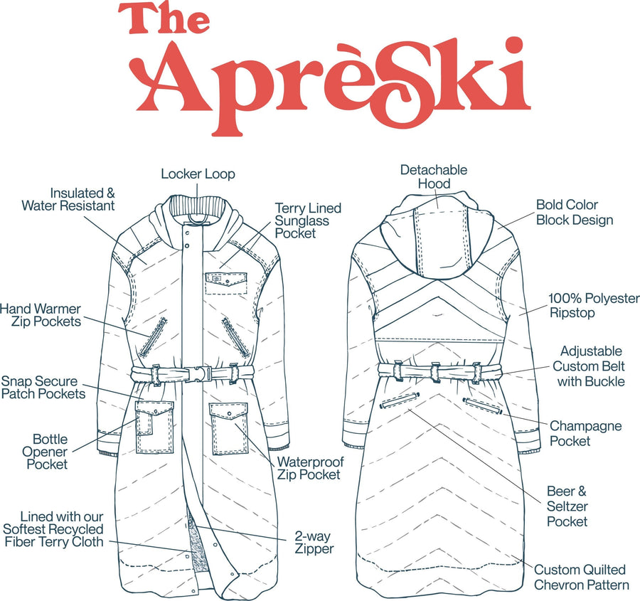 Unisex AprèSki Robe - Après Army